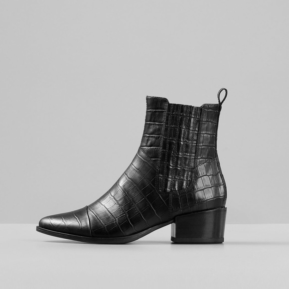 Vagabond - Marja Chelsea Boot / Black Croc - Picture 2 of 3